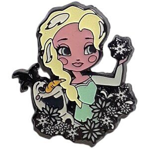 Loungefly Elsa Floral Chibi Princess Frozen Ser. 2 Blind Box Mystery Disney Pin